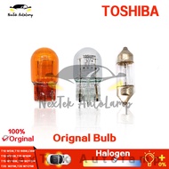 TOSHIBA T10 T13 T15 T20 C8W 12V Amber Light Standard Original Halogen Car Light Bulb (1 Bulb)