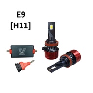 MODO E9 LED Headlight & Foglight Bulbs for Cars 6000K White 60W Per Pair H1/H3/H4/H7/H11/9005/9006