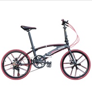 HITO Shimano gear Hito X6 22 inch SPORTS RIM Foldable bike Folding Bicycle