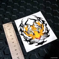 Tiger head scotlite sticker tribal tiger/