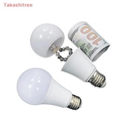 (Takashitree) Creative Light Bulb Storage Box Private Money Jewels Box Secret Hidden Storage Bulb Co