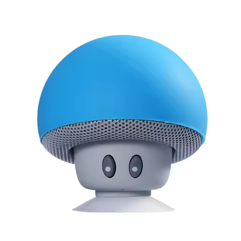 Mini Mushroom Bluetooth Speaker Creative Mini Suction Cup Portable Smart Speaker for Phones