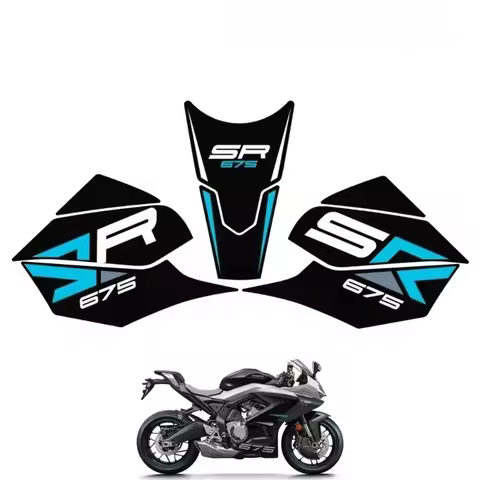 For CFMOTO 675SR 675 SR 675 SS CF Moto 675SR-R 675 SR-R Motorcycle Tank Pad Sticker Anti Slip Gas Kn