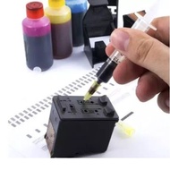 Refill Ink Kit Set For HP21/22/60/61/680/678/704/703/46/27/28/56/57 Inkjet Printer Cartridges with Syringe and Tools Set