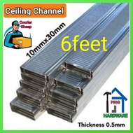 6kaki -Buddle Plaster Siling Channel / c channel (Ceiling)/ Besi Siling Gantung / Besi Ceiling