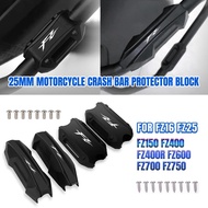 Motor Bumper Engine Guard 25MM Protection Block Crash Bar Decorative FOR YAMAHA  FZ16 FZ25 FZ150 FZ4