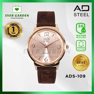 Evergarden AD-STEEL AD109 Women Watch Analogue Classic Synthetic Leather Strap Watch :Pink