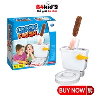 Đồ chơi board game thông tắc bồn cầu xúc xắc vui nhộn crazy flush giải toả stress phù hợp mọi lứa tu