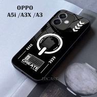 Glitter Glass Softcase FOR oppo A5i / A3X /A3 - Casing hp oppo A5i / A3X /A3- K78