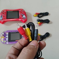 Kabel AV Gameboy 2IN1 Panjang 1 Meter Kabel RCA AUX 2 to 1 Untuk Gameboy Gamepad kabel AV PVP KE TV 