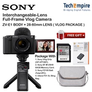 SONY ZV-E1 | Full-frame vlog camera | ALL INTERCHANGEABLE LENS CAMERAS | E1 ZVE1