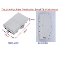 [OUTDOOR 2PORT] TM-Passed FTTH 2PORT FTB Wall Mount Unifi / Fiber Termination Box / Junction Box
