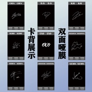 EXO Fifty Styles Polaroid Wu Sehun Border Baekhyun Park Chanyeol Merchandise Album Photocard lomo Ca