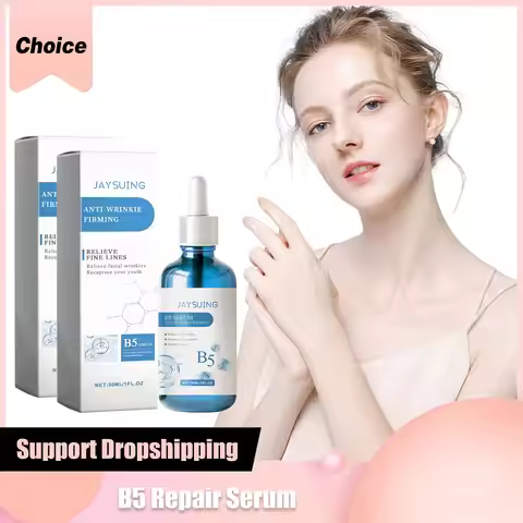Vitamin B5 Face Serum Hyaluronic Acid Firming Moisturizing Nourishing Oil Control Brightening Fade F