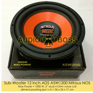 Speaker Subwoofer 12 inch ADS ASW1200 Nitrous NOS 12" Nitrous ASW 1200