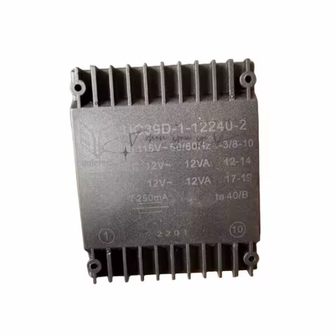 100%New UC39D-1-12240-2 PRI 115V~50/60Hz 12V~12VA 250mA UC39D Electronic sealed transformer