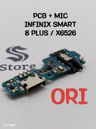CONNECTOR CHARGER INFINIX SMART 8 PLUS X6526 ORI PAPAN KONEKTOR CAS PCB BOARD CASAN BOARD USB CON TC