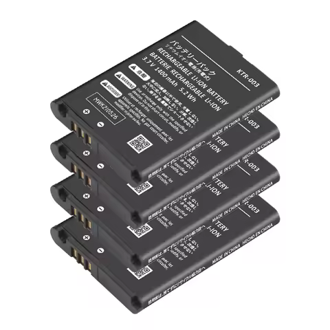 4Pcs KTR-003 1400mAh Battery For New Nintendo 3DS N3DS Battery
