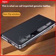 Luxury Leather Flip Case For Honor Magic V5 V3 V2 VS 2 5G Smart View Windows Full Protection Cover W