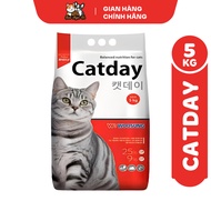 Thức Ăn Hạt Cho Mèo CATDAY Dành Cho Mèo Mọi Lứa Tuổi Hàn Quốc - Túi 5KG