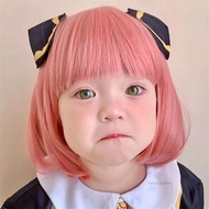 Anime Anya Forger Cosplay Tóc giả Tóc tổng hợp chống nhiệt mềm cho các điệu nhảy hoặc các bữa tiệc đ