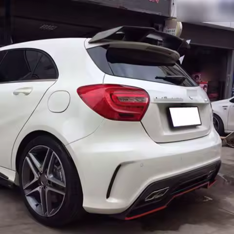 for Mercedes-Benz A-Class W176 W177 A160 A180 A200 A250 A45 AMG Hatchback 2013-2018 Carbon Fiber Spo