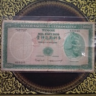 Uang Timor Portugis 1000 Escudo 1968 fine