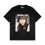 Metallisa t-shirt / metallicakaos band t-shirt/ Blackpink lisa t-shirt/ Blackpink pun music t-shirt/