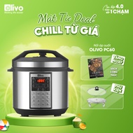 Nồi Áp Suất Điện Đa Năng OLIVO PC60 – 16 Chức Năng – Dung Tích 6L – Công Suất 1000W