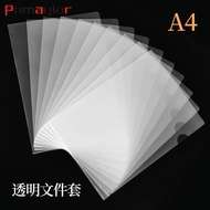 ... a4 Transparent Folder L-Shaped Two-Page Plastic Single-Page Folder Folder Folder Hard L Folder F