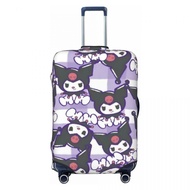 KUROMI Luggage Cover SANRIO Waterproof Dustproof Elastic Cover for Luggage Protective Trave Suitcase Cover Anti Scratch