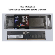 RAM PC ADATA DDR 5 16GB 4800 16Gx8 U-Dimm