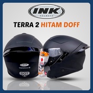 Ink Terra 2 Black Doff | Ink Tera 2 Double Visor Helmet - Halfface Helmet | SNI Original