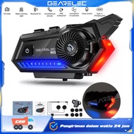 GEARELEC X5 Plus Helm Sepeda Motor Headset Bluetooth 5.0 intercom 2 Rider Pengendara 500m Interfon S
