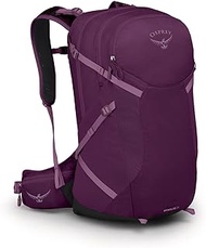 Osprey Sportlite 25L Unisex Hiking Backpack, Aubergine Purple, S/M