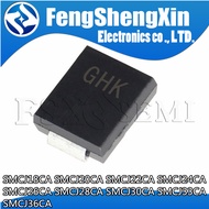 20pcs SMCJ18CA BET SMCJ20CA BEV SMCJ22CA BEX SMCJ24CA BEZ SMCJ26CA BFE SMCJ28CA BFG SMCJ30CA BFK SMC