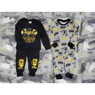 2PCS HM BATMAN Pyjamas / Sleepwear Boy Kids long Sleeves | Baju Tidur Budak lelaki Lengan panjang