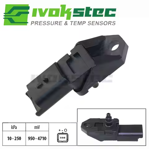 2.5Bar Manifold Turbo Boost Pressure MAP Sensor For Citroen Berlingo 1.6 16V C2 C3 C4 C5 C8 Jumpy 1.