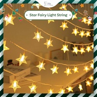 Lampu Kelip Hiasan EzLife 10M LED Star Fairy Light String Battery In/Outdoor Home Festival Decoratio