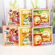♞Commercial Pizza Box 6/7/8/9 Inch Portable Pizza Cake Takeout Tin Foil Packaging Box Disposable Tak