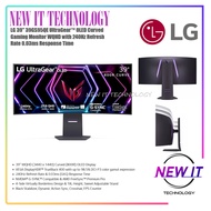 LG 39" 39GS95QE UltraGear™ OLED Curved Gaming Monitor WQHD with 240Hz Refresh Rate 0.03ms Response T