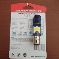 Motorcycle light bulb led OXY autovision M5 6w 6 watt h6 ac dc bebek matic 1 leg white 6500k