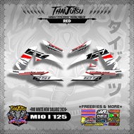 MIO I 125 MALAYSIAN DECALS ( FOR WHITE NEW SOLARIZ 2024 )【ThaijutsuStickers】