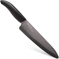 Kyocera Professional Chef's Knife - Black/White Blade 7 Inch🌊