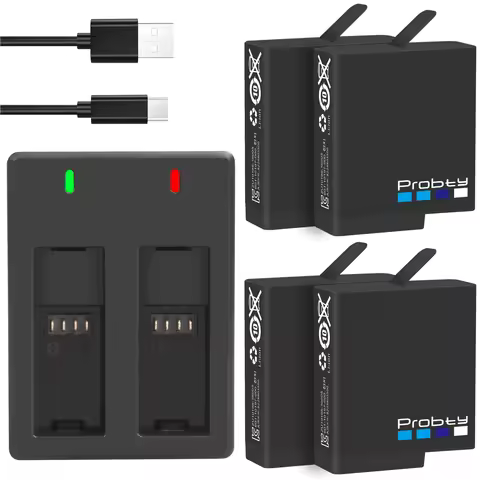 Original probty For GoPro Hero 5 Hero 6 Hero 7 black battery AABT-001 Fully Decoded 1680mAh GOPRO He