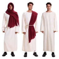 Halloween Retro Arabian Style Dubai Robe Missionary cos Costume Stage Costume Shepherd Costume
