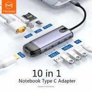 Mcdodo Hub USB C Converter Adapter 10 In 1 Macbook With HDMI Ethernet HU-742/773/774/775