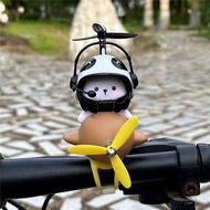 Cute Bear Electric Car Decoration Submarine Little Yellow Duck Car Ornament Bicycle Motorcycle Elect