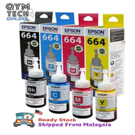 EPSON T664 INK CARTRIDGES (BLACK / CYAN/ MAGENTA / YELLOW)