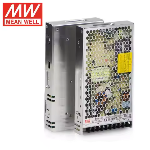 LRS-200-12 Taiwan Mean Well switching power supply 12V 17A 204W Taiwan MW industrial control LED mon